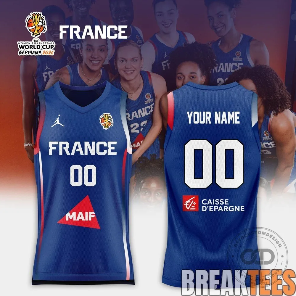 France National Basketball Team 2026 FIBA Women's World Cup Basketball Jersey