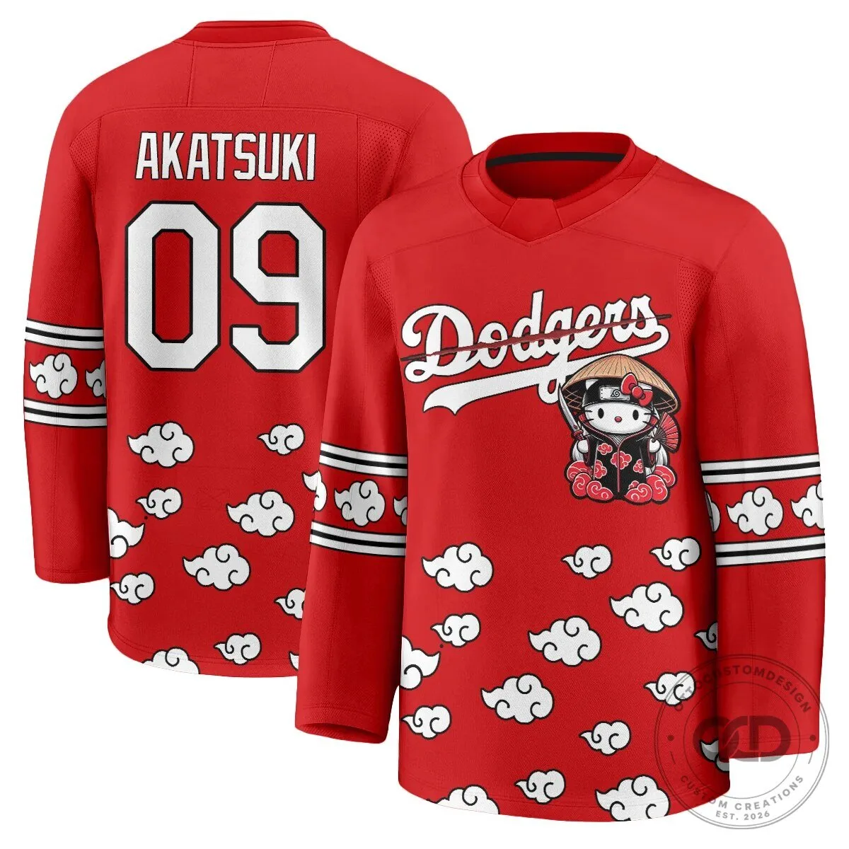 Anime Hockey Jersey featuring Shohei Ohtani with Hello Kitty for Los Angeles Dodgers fans 79 Anime Hockey Jersey featuring Shohei Ohtani with Hello Kitty for Los Angeles Dodgers fans