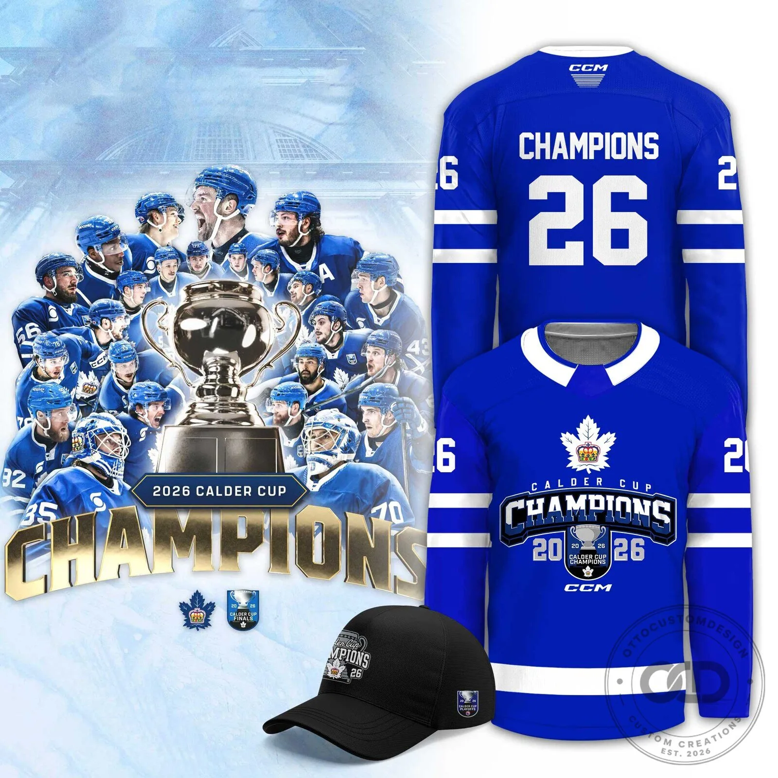 …🏆Toronto Marlies 2026 Calder Cup Champions Limited Jersey v2
