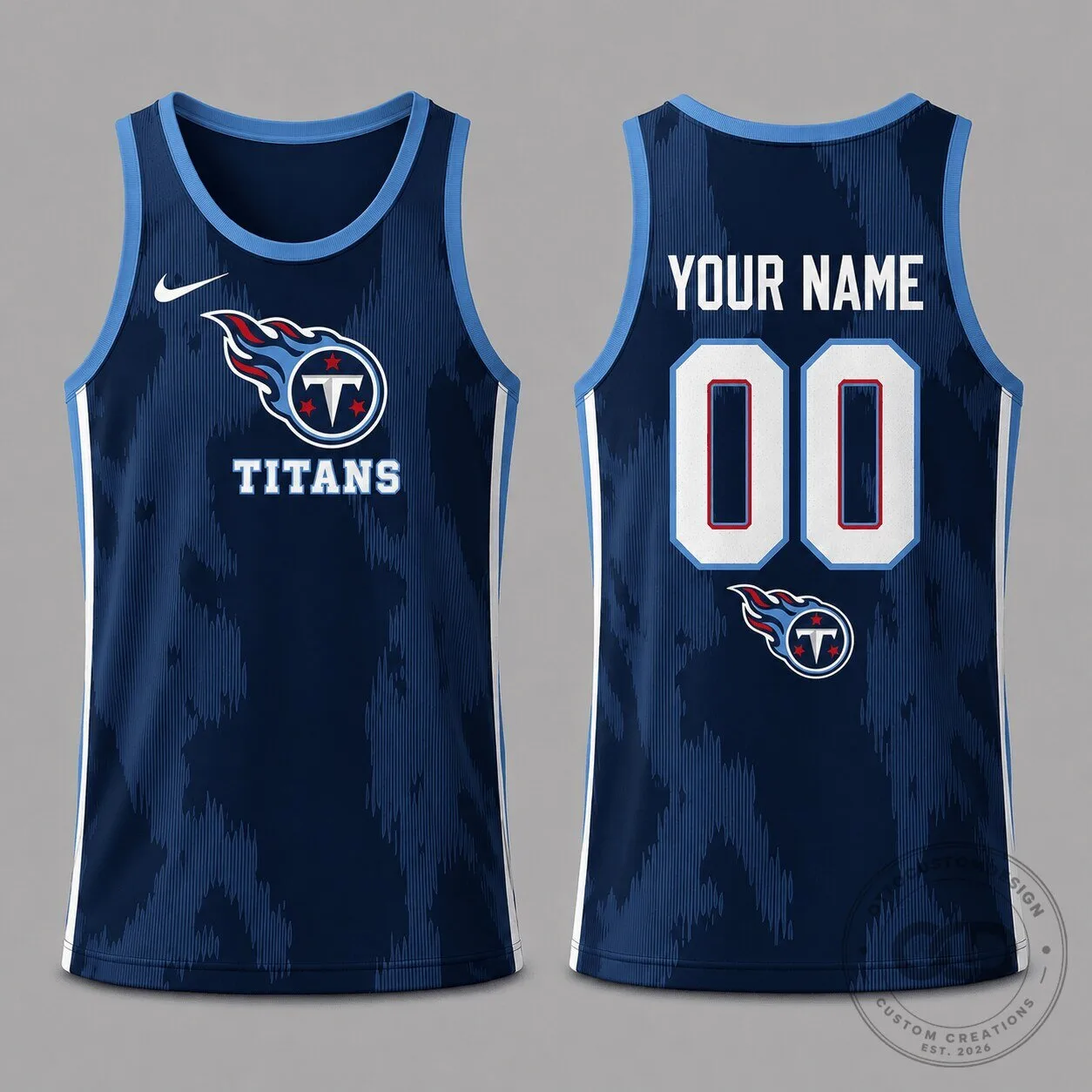 Tennessee Titans Personalized NFL Football Jersey