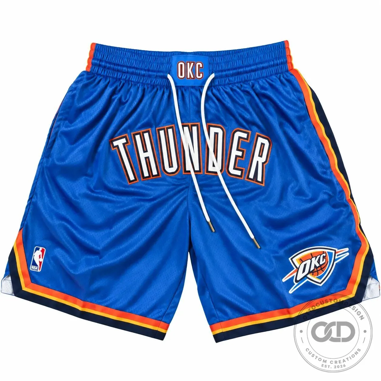 Oklahoma City Thunder Icon Edition Blue Basketball Shorts