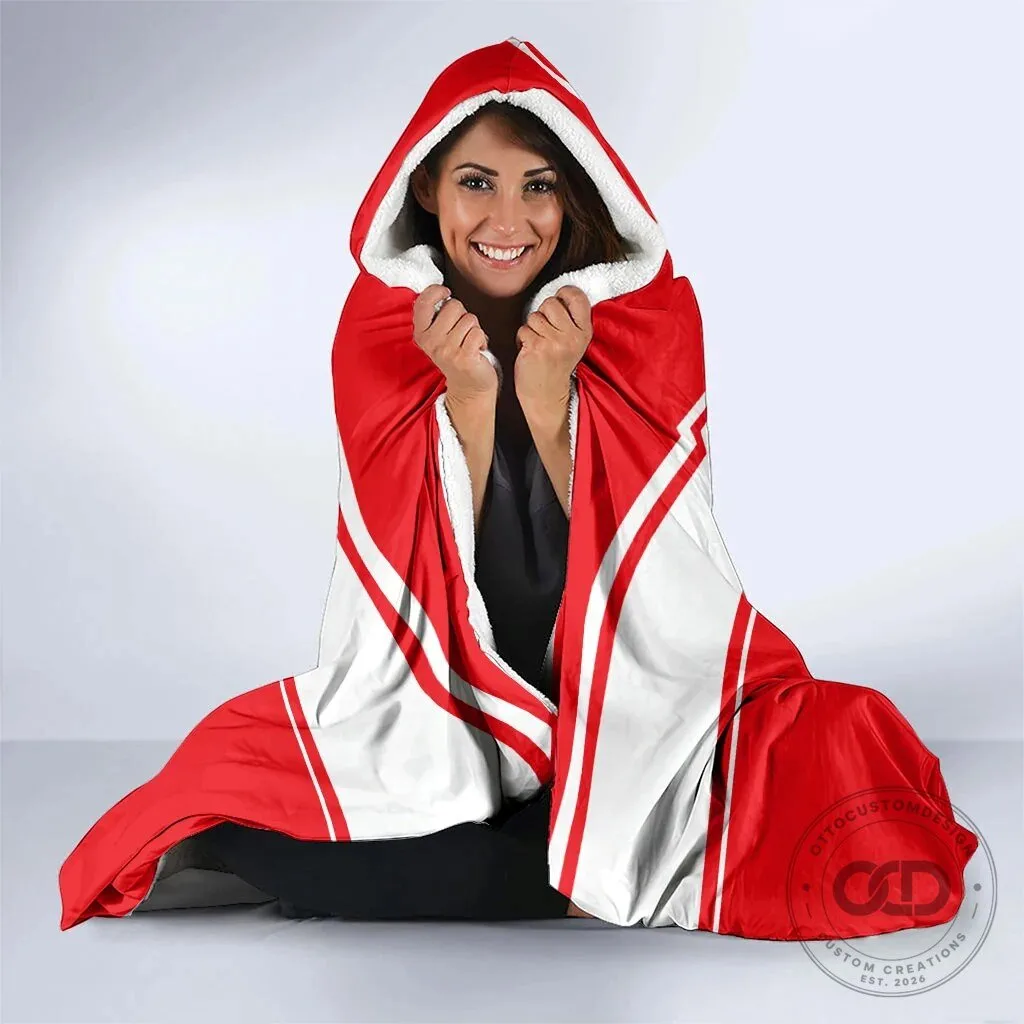 Bahrain National Day Cultural Flag Emblem Vintage Collage Hooded Blanket 9 Bahrain National Day Cultural Flag Emblem Vintage Collage Hooded Blanket