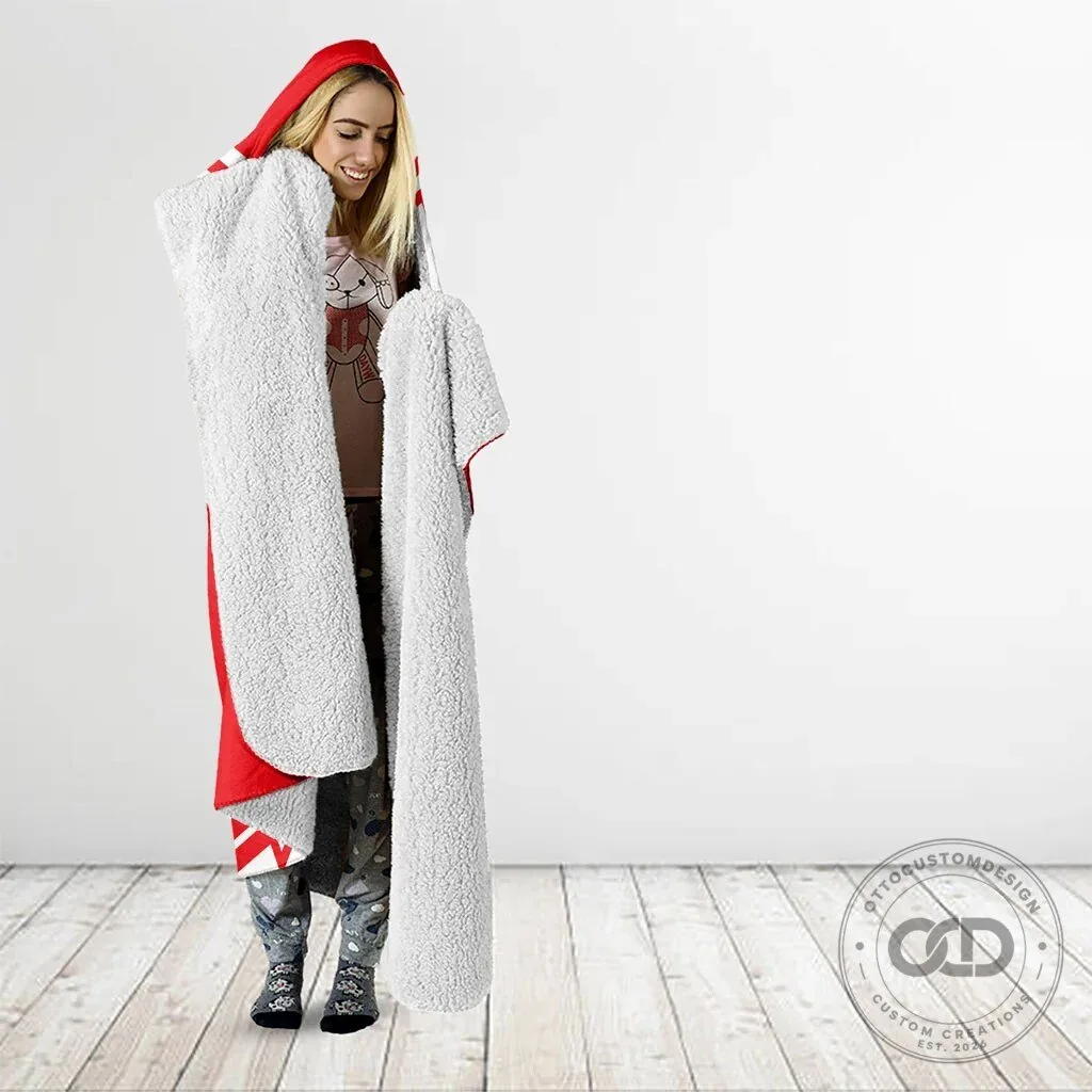Bahrain National Day Cultural Flag Emblem Vintage Collage Hooded Blanket 11 Bahrain National Day Cultural Flag Emblem Vintage Collage Hooded Blanket