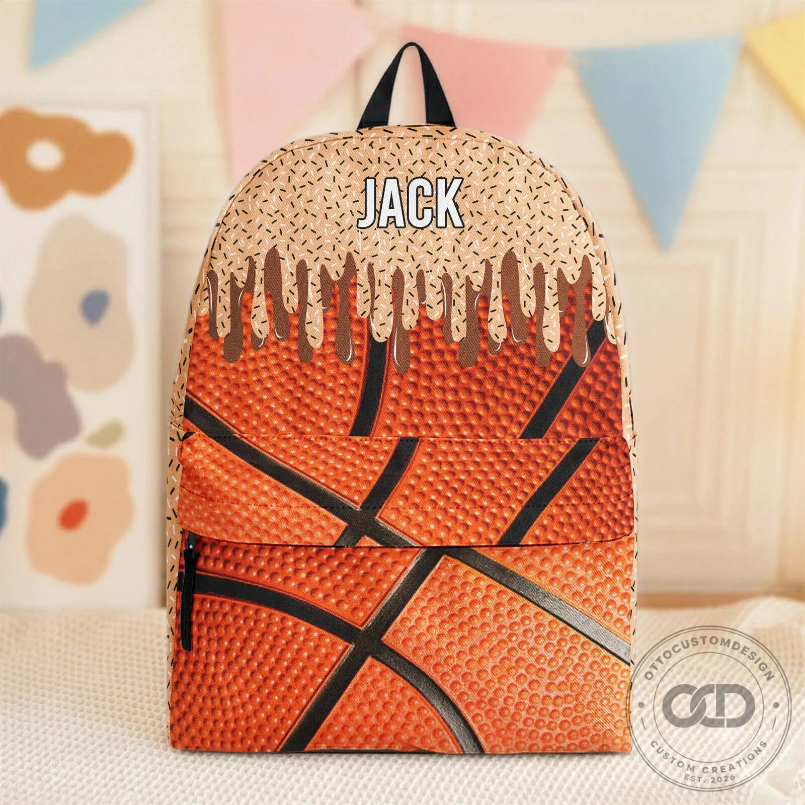 Personalized Ice Cream Drip Sports Design Backpack for Kids, School, Travel, and Gifts 13 Personalized Ice Cream Drip Sports Design Backpack for Kids, School, Travel, and Gifts
