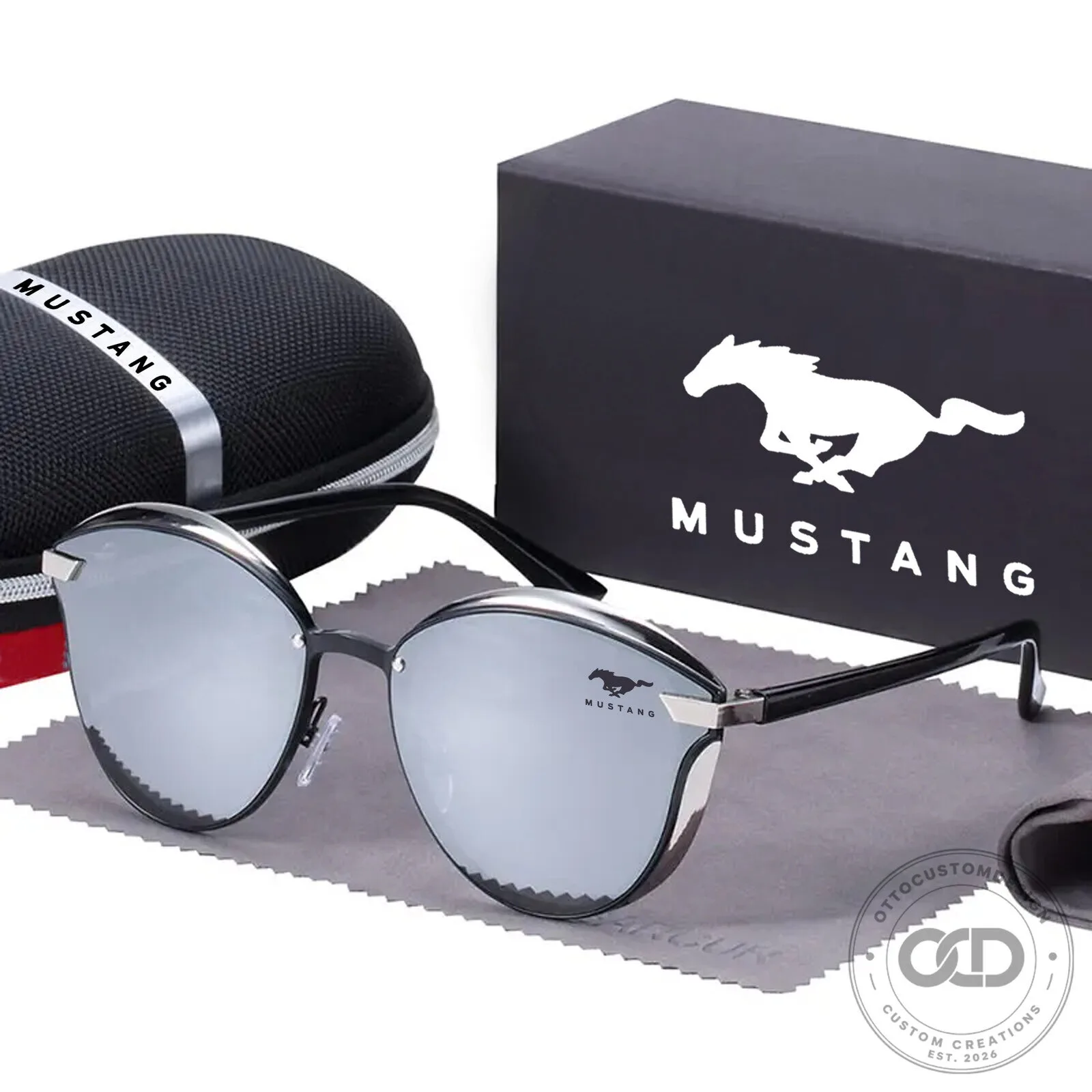 Mustang Cat Eye Polarized Sunglasses for Women with UV Protection 6 Mustang Cat Eye Polarized Sunglasses for Women with UV Protection