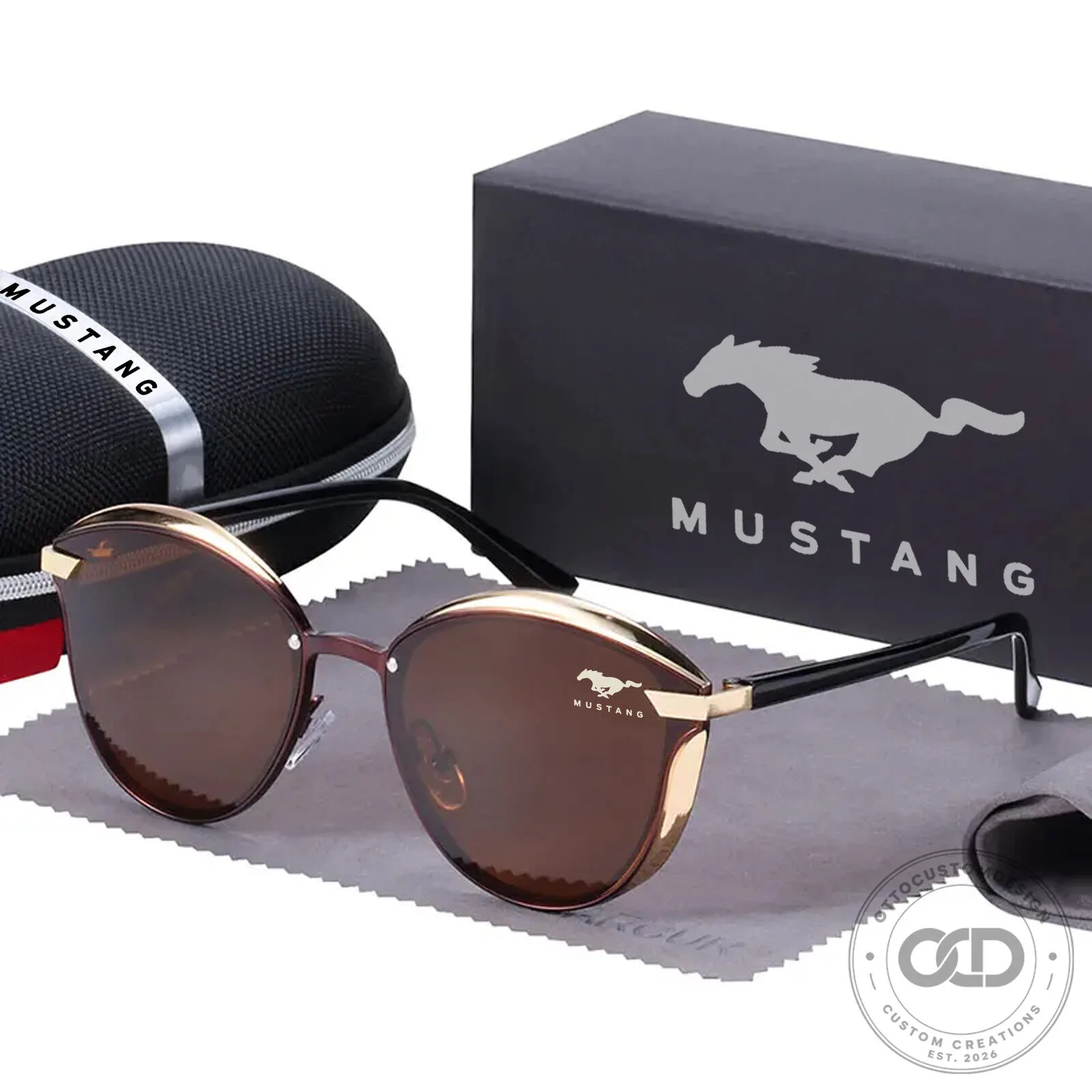 Mustang Cat Eye Polarized Sunglasses for Women with UV Protection 9 Mustang Cat Eye Polarized Sunglasses for Women with UV Protection