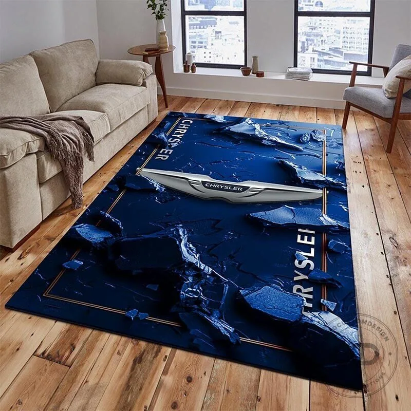 Chrysler Car Logo 3D Broken Ground Design Area Rug for Living Room Decor 21 Chrysler Car Logo 3D Broken Ground Design Area Rug for Living Room Decor