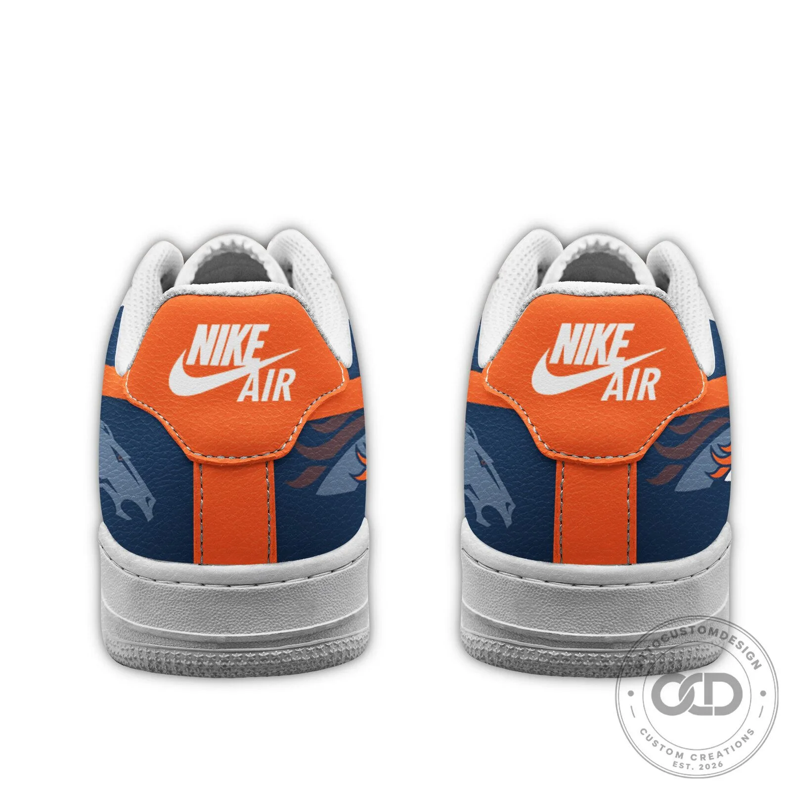 Denver Broncos Victory Pride Limited Edition Nike Air Force 1 Shoes