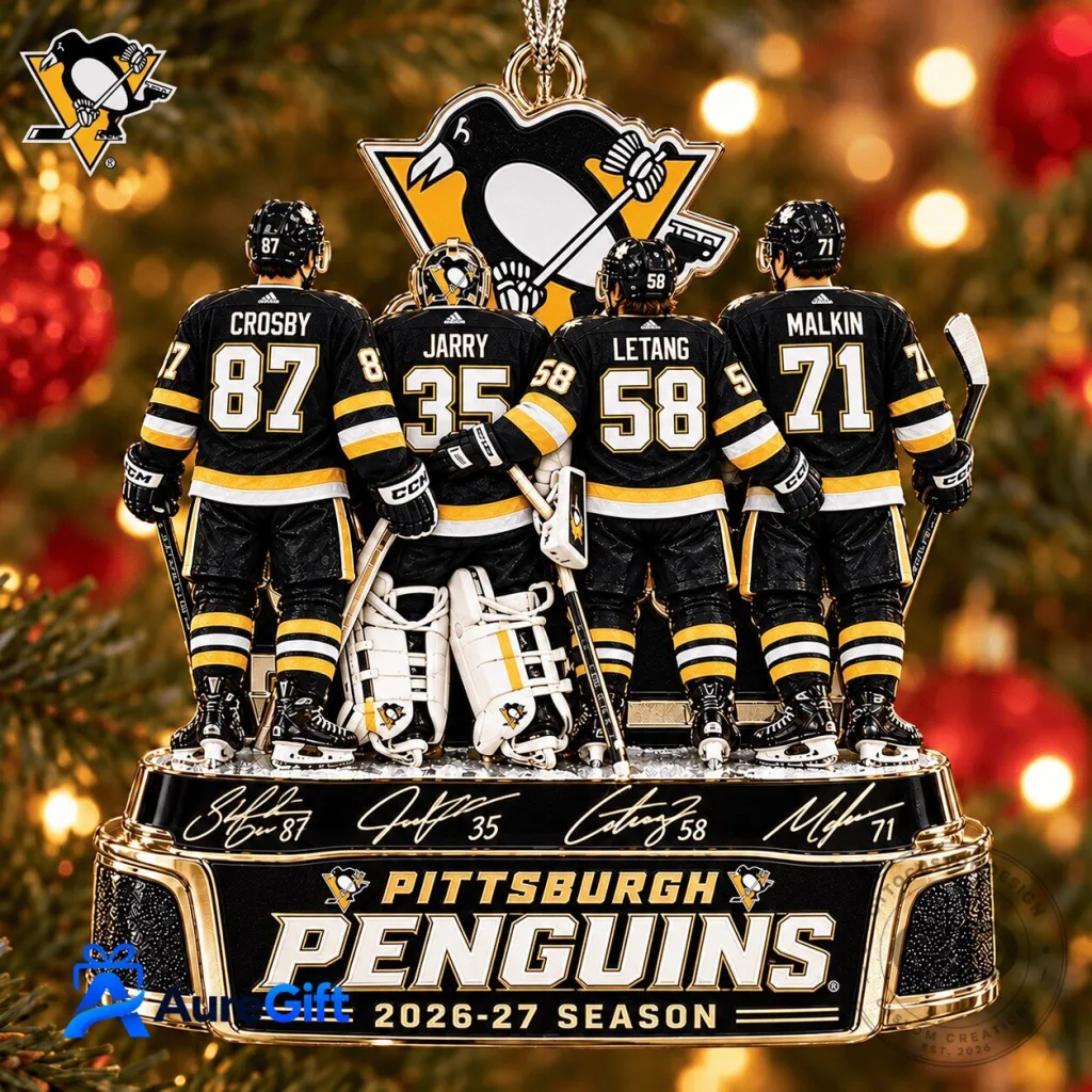 Pittsburgh Penguins NHL Game Day Premium Personalized Acrylic Ornament Pittsburgh Penguins NHL Game Day Premium Personalized Acrylic Ornament