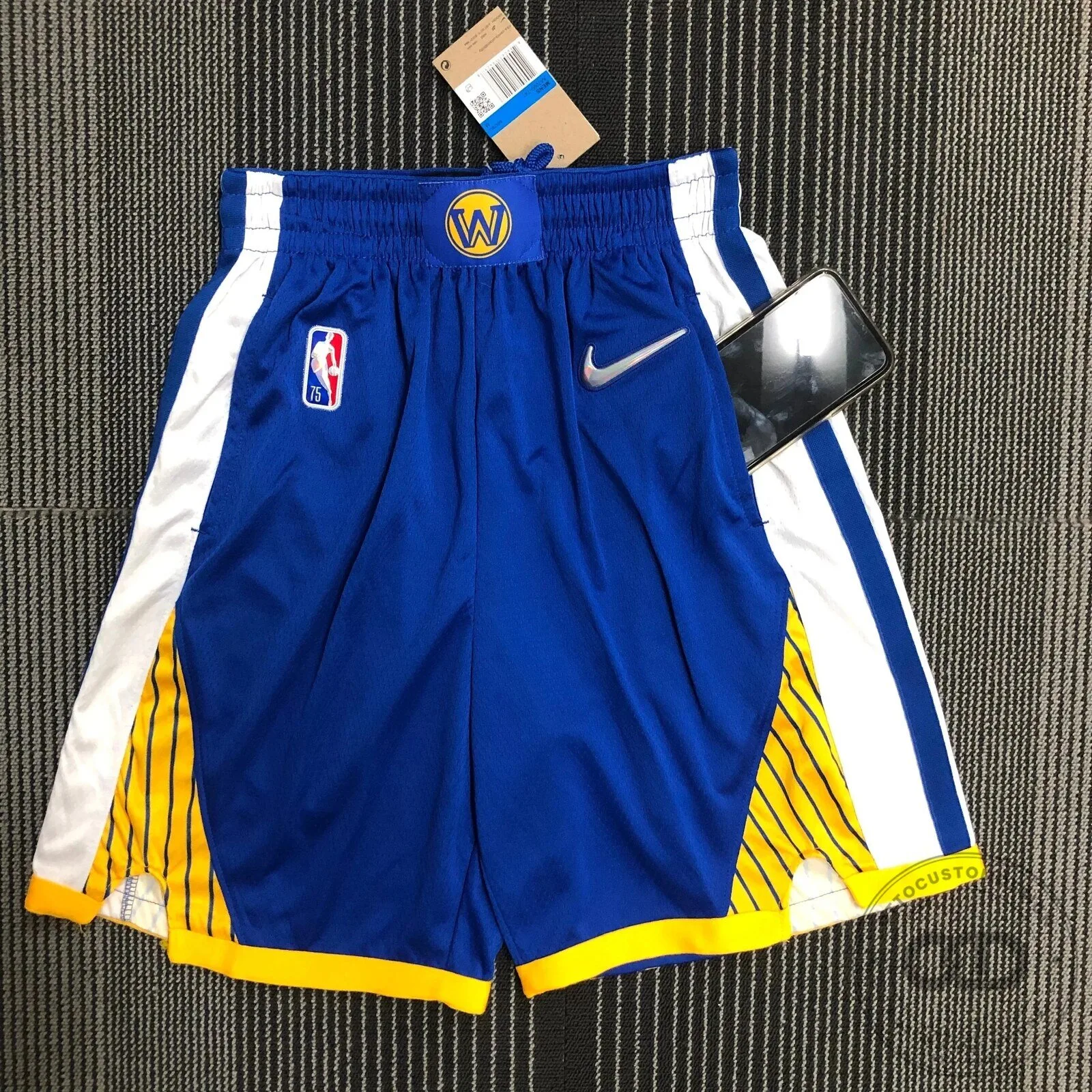 Golden State Warriors Icon Edition Diamond 75th Anniversary Basketball Shorts