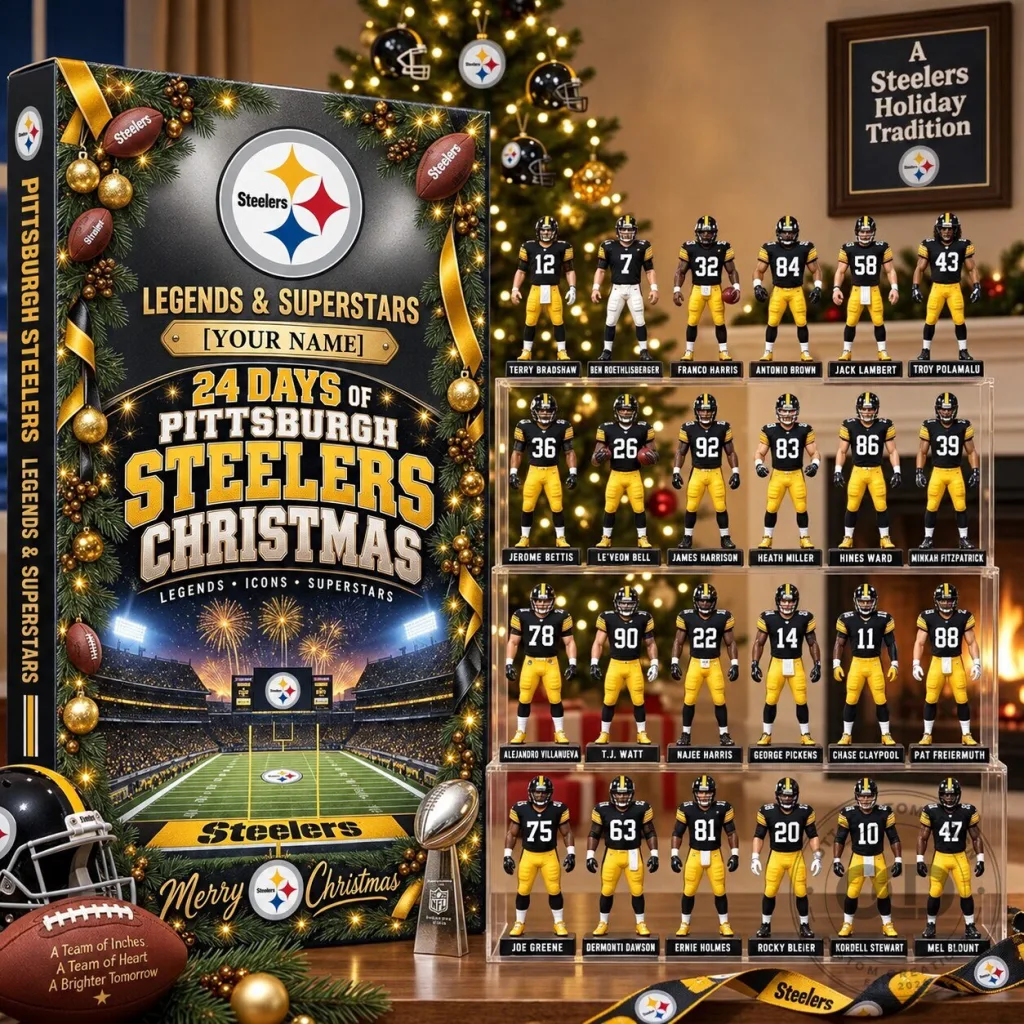 Pittsburgh Steelers NFL Football Legends Christmas Advent Calendar Pittsburgh Steelers NFL Football Legends Christmas Advent Calendar 2D