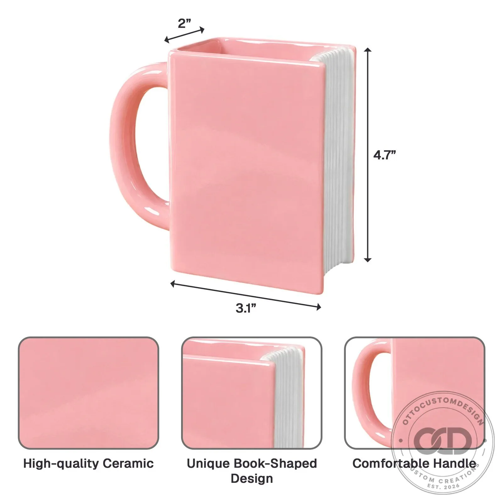Personalized Bookshelf Library Mug for Book Lovers - Custom Name Coffee Cup 15 Personalized Bookshelf Library Mug for Book Lovers - Custom Name Coffee Cup