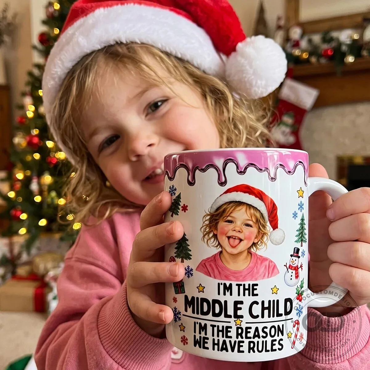 Personalized Christmas Oldest Middle Youngest Child Family Rules Coffee Mug 9 Personalized Christmas Oldest Middle Youngest Child Family Rules Coffee Mug