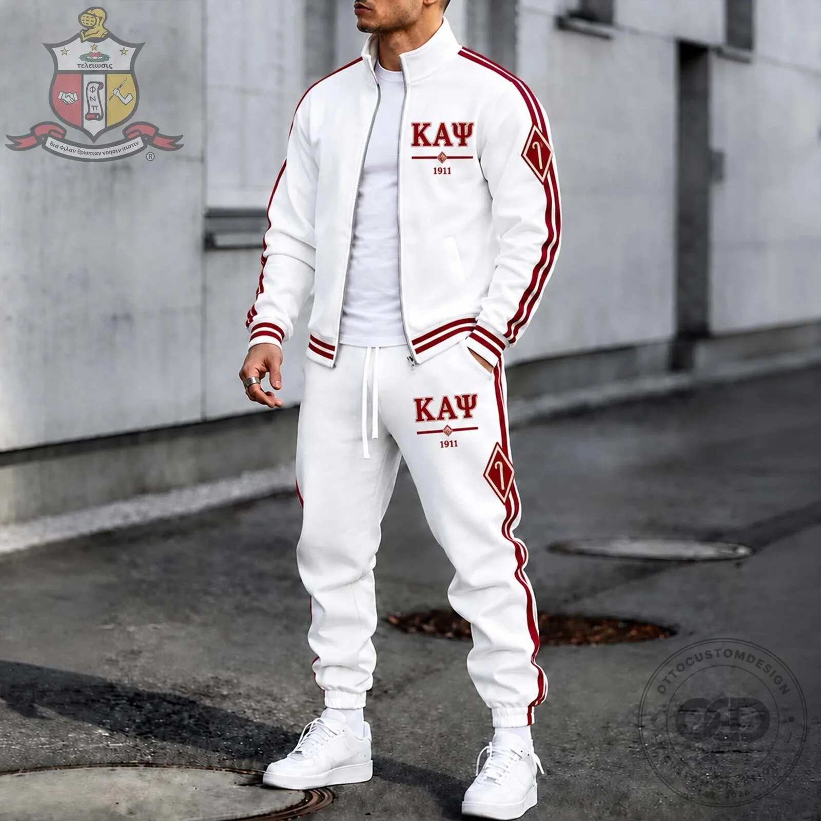 Tracksuit Set for Kappa Alpha Psi Fraternity 9 Tracksuit Set for Kappa Alpha Psi Fraternity