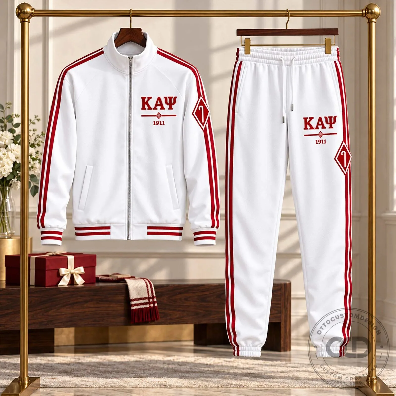 Tracksuit Set for Kappa Alpha Psi Fraternity 11 Tracksuit Set for Kappa Alpha Psi Fraternity