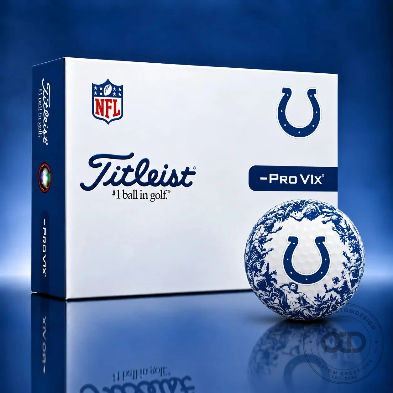 Indianapolis Colts NFL Titleist Pro V1x Golf Ball Set