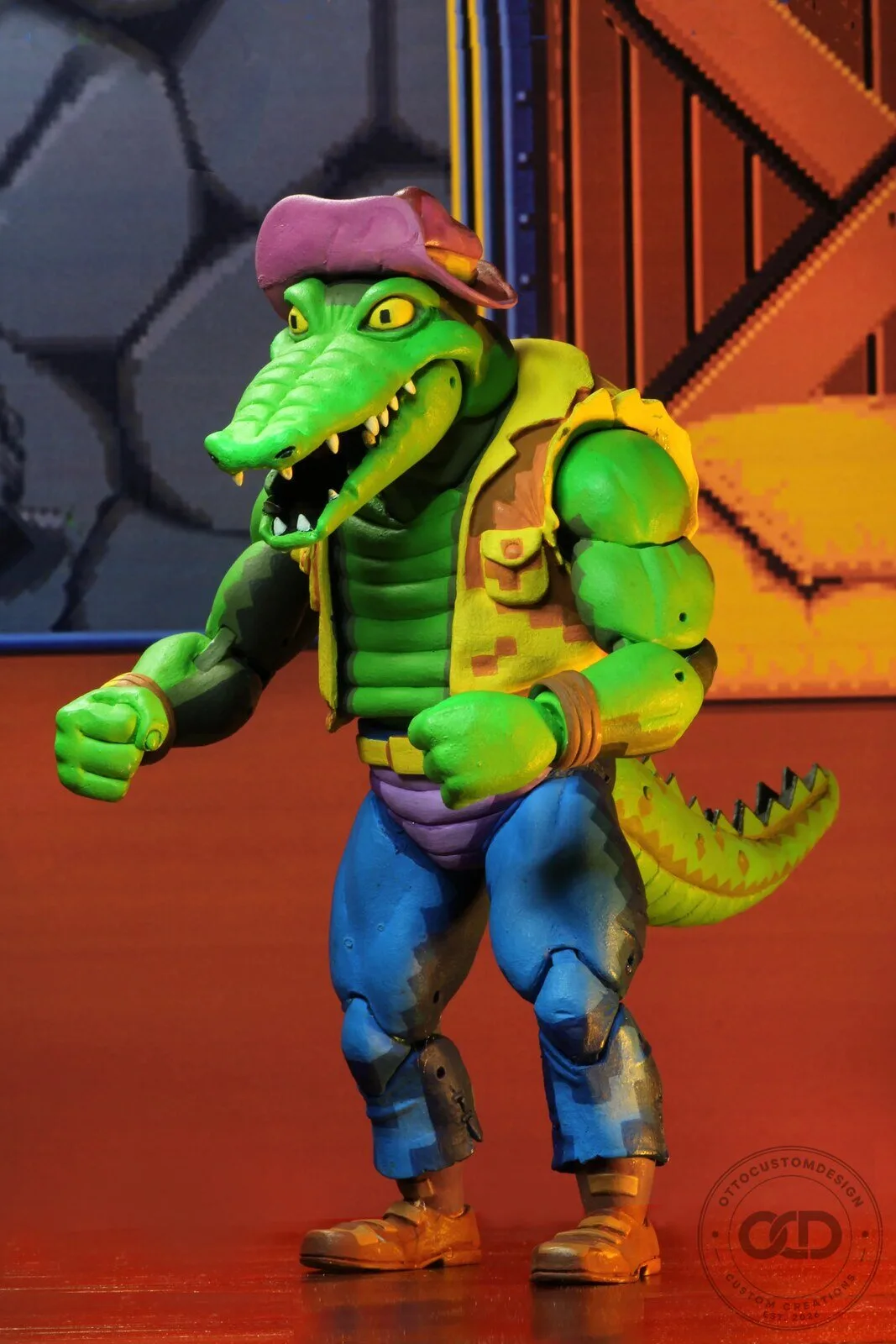 Teenage Mutant Ninja Turtles Leatherhead Action Figure Collectible Toy