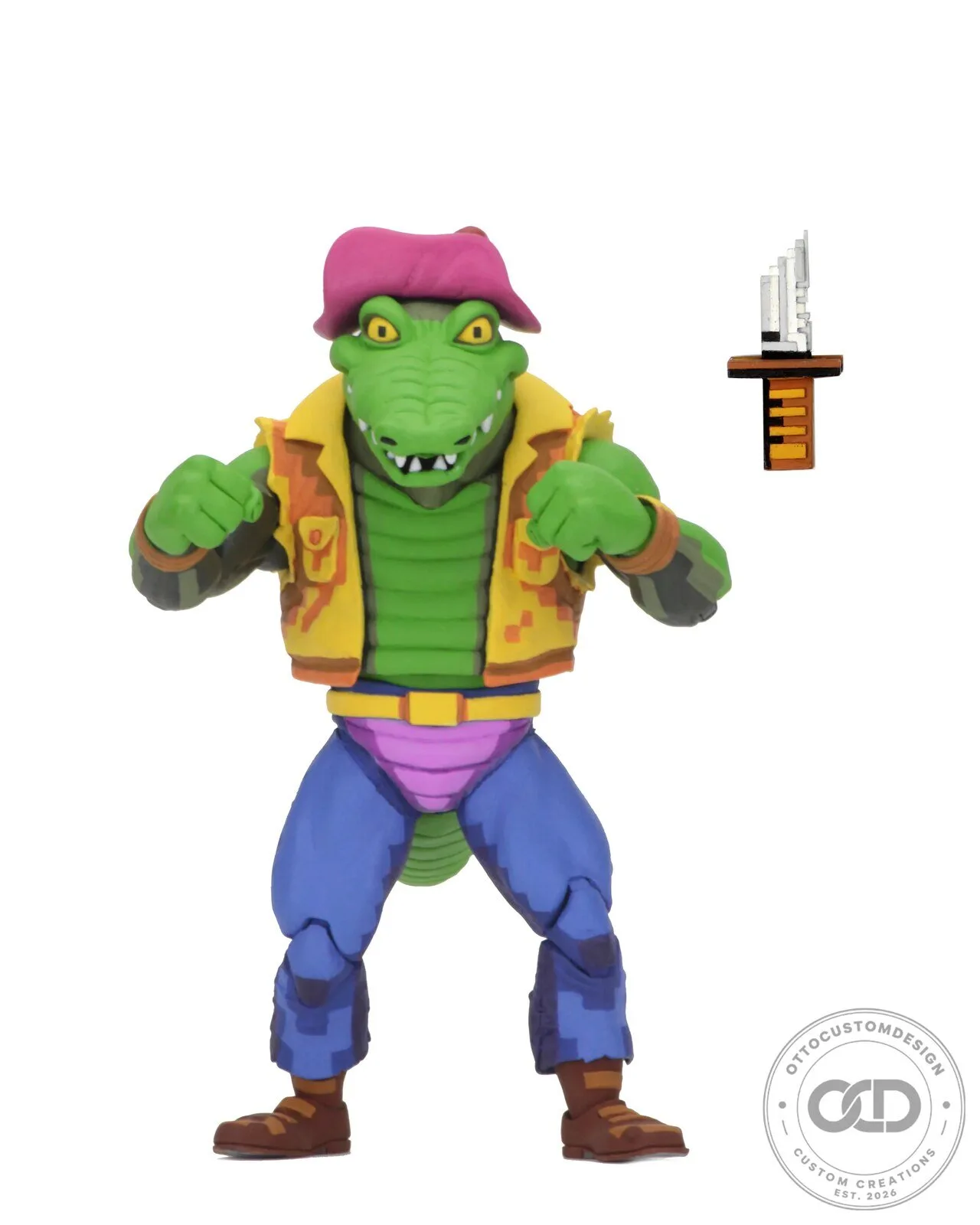 Teenage Mutant Ninja Turtles Leatherhead Action Figure Collectible Toy 14 Teenage Mutant Ninja Turtles Leatherhead Action Figure Collectible Toy