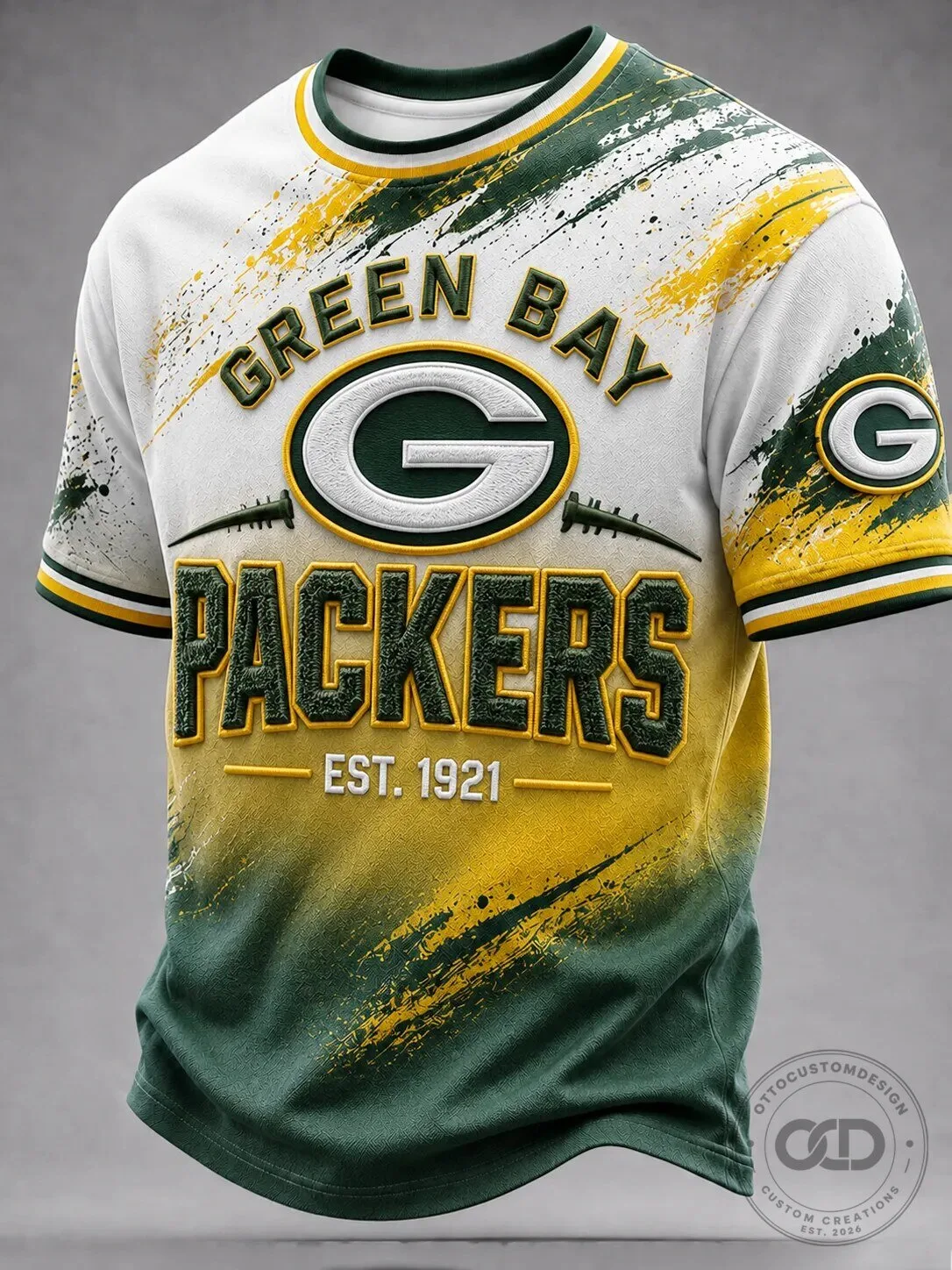 Green Bay Packers National Football League Team Logo Graphic T-Shirt 4 Green Bay Packers National Football League Team Logo Graphic T-Shirt